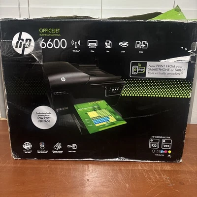 HP OfficeJet 6600 Wireless All-in-One Inkjet Printer with Scan Fax - Image 1 of 4