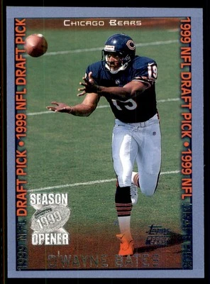 1998 Topps D'Wayne Bates Chicago Bears #156 - Image 1 of 2