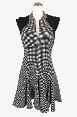 French Connection Damen Kleid Gr. 36 (UK 10) Schwarz / Weiß A-Linie Dress - Bild 1 von 4