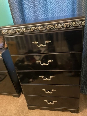 Ashley Furniture Black Constellations Dresser - Image 1 of 4
