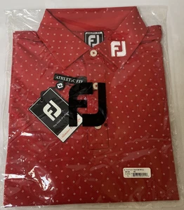 Footjoy PGA Tour/Golf Channel Over Run Shirt AF Men's XL Red No Logo NEW - Picture 1 of 4