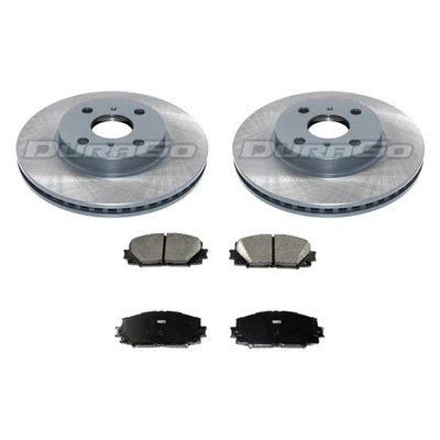 For Toyota Prius C 12-19 DuraGo Plain Front Brake Kit w Ceramic Pads Foto 1 de 4
