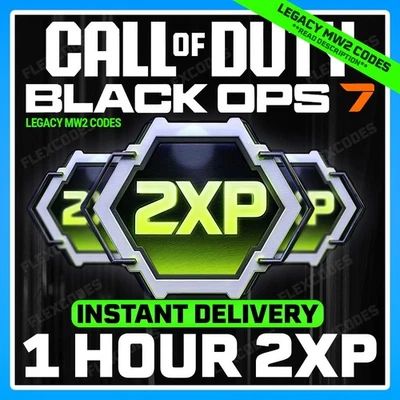 Call of Duty Black Ops 7 (BO7) ➡ 1 HOUR Double XP 2XP | MW2 Codes ⚡️FAST SEND⚡️ - Image 1 of 4