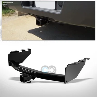 For 07-18 Silverado/Sierra 1500 Class 4 Blk Trailer Hitch Receiver Bumper Tow 2" - Image 1 of 4