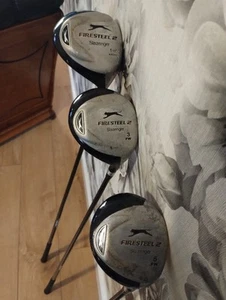 Slazenger Fire Steel 2--- 1,3 & 5 -Wood high strength Graphite Shaft , 3clubs - Picture 1 of 10