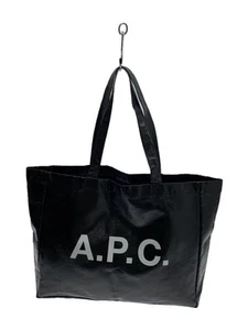 A.P.C. Coated Tote Bag Cotton Black - Picture 1 of 6
