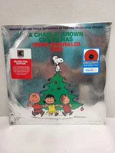 A Charlie Brown Christmas Vinyl Record RED GLITTER Exclusive BRAND NEW SEALED - Picture 1 of 6