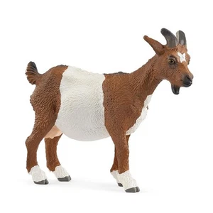 Figura del mondo della fattoria delle capre marrone e bianco di Schleich 14887 - Foto 1 di 1