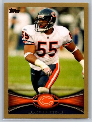 2012 Topps Lance Briggs #227 Chicago Bears Gold #/2012 Football Card - Image 1 of 2