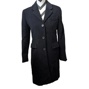 Vintage Banana Republic Made in Italy Wool Angora Rabbit Fur Coat, Size S - Picture 1 of 6