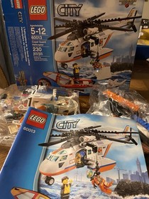 60013 LEGO City Coast Guard Helicopter Open Box Sealed Bags! Quick Shipping!