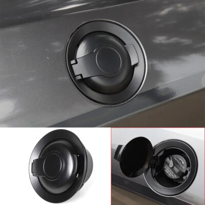 Alloy/ABS Black Fuel Tank Cover Door Gas Filler Cap For Dodge Challenger 2009-22 Foto 1 de 4