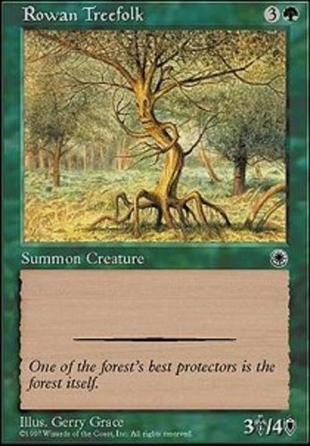 Rowan Treefolk ~ Damaged Portal 1 MTG Magic UltimateMTG Green Card - Image 1 of 1