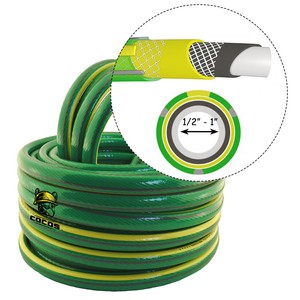 Profi Gartenschlauch 3/4 Zoll Grün 6-Lagig  wasser schlauch 25m 50m