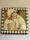 Italian Baker Chef 3D Resin Kitchen Wall Tile Plaque by Riggsbee