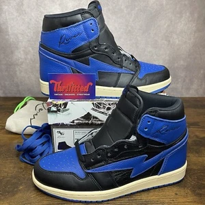 NEW Reves Paris x Air Kiy ‘85 High Royal Black Blue Size 9 OG Rare Men’s Shoes - Picture 1 of 9