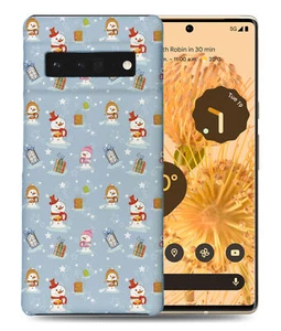 CASE COVER FOR GOOGLE PIXEL|CHRISTMAS SNOWMAN PATTERN 2 - Imagen 1 de 11