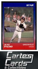 Juan Pacho 1989 Star Greenville Braves #16  Atlanta Braves