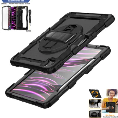 For iPad Pro 12.9 in 6th/5th/4th/3rd Gen Case Shockproof Heavy Duty Stand Cover - Image 1 of 4
