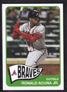 2019 Topps Throwback Thursday #52 Ronald Acuna Jr - Picture 1 of 2