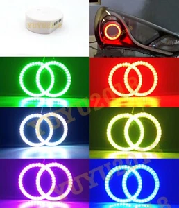 Anillo halo LED Bluetooth RGB para Hyundai Genesis Coupe 10-16 faro ojo de ángel - Imagen 1 de 18