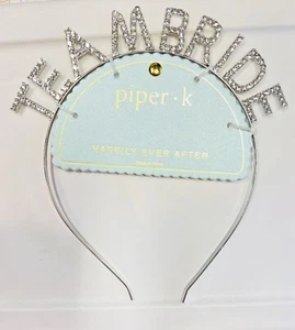 Team Bride Rhinestone on Siver Headband Tiara - Picture 1 of 1