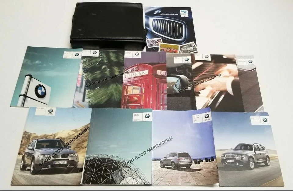 BMW X3 2007 manual del propietario guía de usuario deportivo SUV X 3 3,0i 3,0si I6 3,0 L 2,5 L OEM Foto 1 de 1