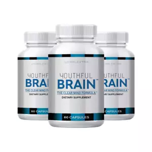 (3 Pack) Youthful Brain - Youthful Brain Advanced Capsules - Picture 1 of 12