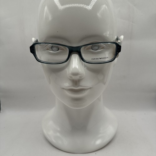 EMPORIO ARMANI EA3016 GREEN 5101 RECTANGULAR PLASTIC EYEGLASSES FRAME 53 16 135