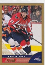13/14 SCORE..MARTIN ERAT..GOLD..CARD # 532..CAPITALS..FREE COMBINED SHIP