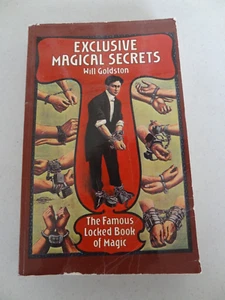 EXCLUSIVE MAGICAL SECRETS: The Famous Locked Book Of Magic By Will Goldston 1977 - Picture 1 of 12