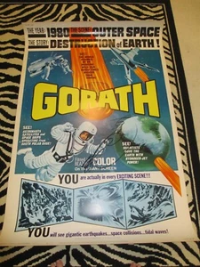 Gorath Poster signiert von Bin Furuya - Bild 1 von 4