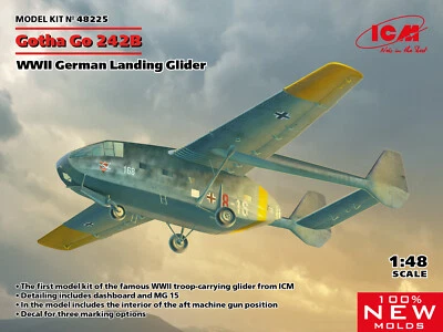 ICM 48225 - 1/48 - Gotha Go 242B WWII German Landing Glider Foto 1 de 4
