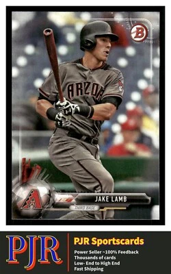 2017 Bowman #71 Jake Lamb Arizona Diamondbacks - Image 1 of 2