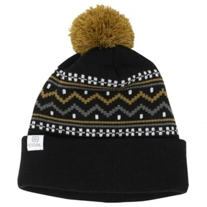 Brand New Coal Fjord Nordic Beanie Black - Picture 1 of 1
