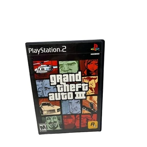 Estuche de juego Grand Theft Auto III PS2 solo sin CD - Imagen 1 de 3