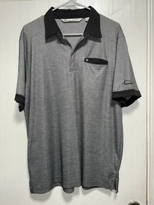 Travis Matthew Camicia Uomo Taglia L Manica Corta Polo Pima Misto Cotone Golf Casual - Foto 1 di 5