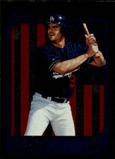 1997 Bowman International Los Angeles Dodgers Baseball Card #434 Glenn Davis