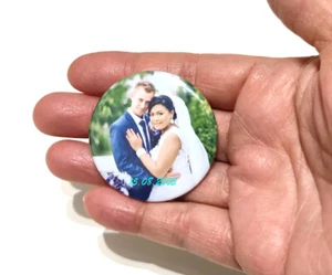 Personalisierte FOTO-Kühlschrankmagnete FOTO-Magnet Button-Magnet - Bild 1 von 12