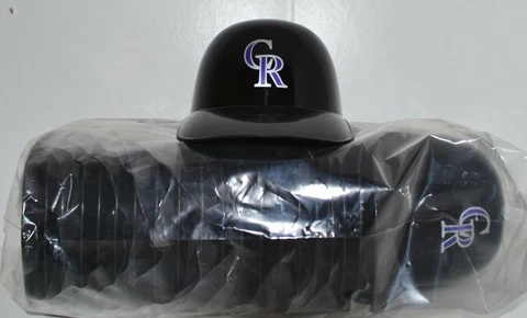 Lot of (20) COLORADO ROCKIES Ice Cream SUNDAE HELMETS New Baseball Mini Bowl Cover