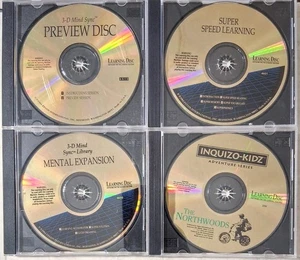 Lote de CD Zygon Subliminal Learning Machine 1994 3D Mind Sync Library Interactive  - Imagen 1 de 2