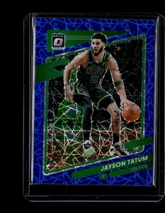 2021-22 Donruss Optic Blue Velocity #25 Jayson Tatum - Picture 1 of 2
