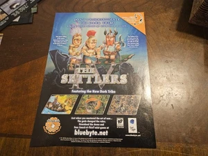 The Settlers IV 4 PC 2000 Vintage Print Ad/Poster Official Game Advertisement - Picture 1 of 1