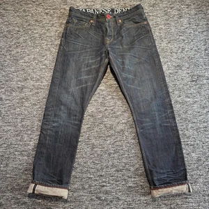 ASOS Selvedge Jeans Mens W30 L31 Blue Japanese Raw Denim Honeycombs Faded - Picture 1 of 13