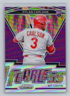2021 Panini Prizm #FR-3 Dylan Carlson Fearless Purple Prizm RC Rookie - Image 1 of 2