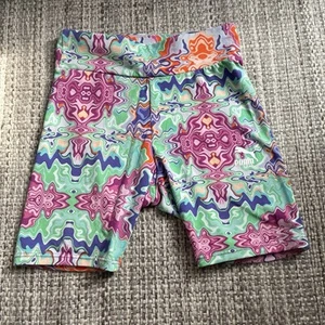 Pantalones Cortos Bicicleta Puma Pequeños Elastizados Colorido Logo Atlético Ropa Activa Mujer Deportiva - Imagen 1 de 4