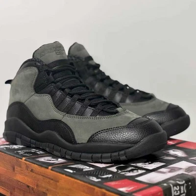 EE. UU. Talla 11 Nuevo Nike Air Jordan 10 Retro OG Acero HJ6779-001 Zapatos para Hombre  Foto 1 de 4