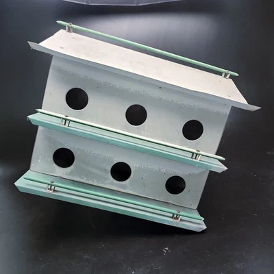 De colección Nature House Trío Púrpura Martin Birdhouse 12 Habitaciones Aluminio Metal Sistema Foto 1 de 4