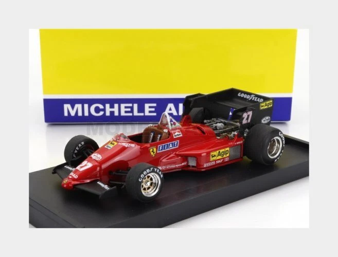 BRUMM R142-UPD FERRARI - F1 126C4 N 27 WINNER BELGIUM GP 1984 MICHELE ALBORETO - - Immagine 1 di 2