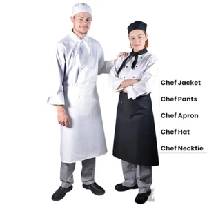 Student Chef Uniform Kit - See Handy Chef for Chef Jackets, Pants, Hats, Aprons - Picture 1 of 4
